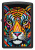Зажигалка ZIPPO Tiger Stripes Design с покрытием Black Matte, латунь/сталь, черная, 38x13x57 мм
