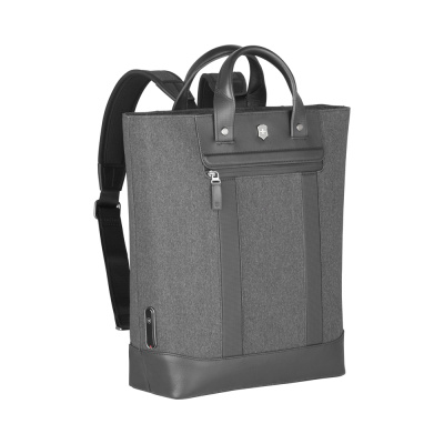 Сумка-рюкзак VICTORINOX Architecture Urban2 2-way Carry Tote 15'',серая,полиэстер/кожа,40x15x40см,20л