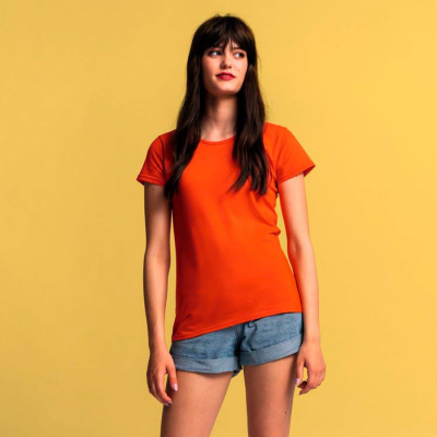 Футболка "Ladies Iconic", желтый, 2XL, 100% хлопок, 150 г/м2