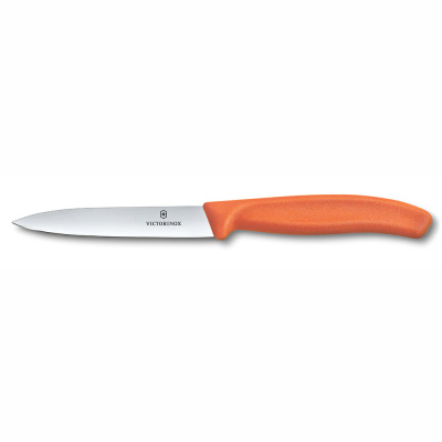 Нож для овощей VICTORINOX Швейцарская классика | Swiss Classic, 10 см, оранжевый