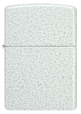 Зажигалка ZIPPO Classic с покрытием Glacier, латунь/сталь, белая, матовая, 38x13x57 мм