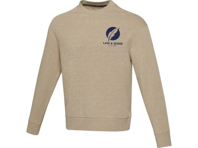 Jet унисекс Aware™ свитер с круглым вырезом из переработанных материалов - Oatmeal , размер S