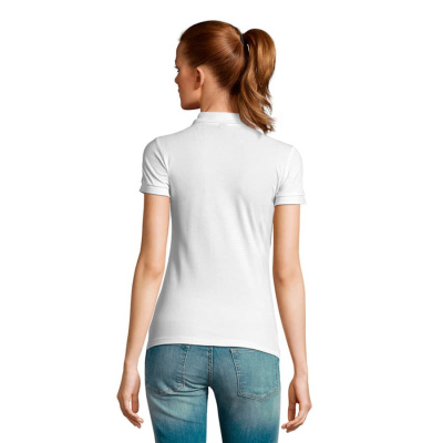 Поло женское PASSION, белый, 2XL, 100% хлопок, 170 г/м2