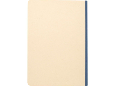 Блокнот из сахарного тростника и RPET А5 Liliana, натуральный/синий