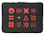 RIVACASE 7705 black ECO чехол для ноутбука 15.6 / 12 (термотрансфер)