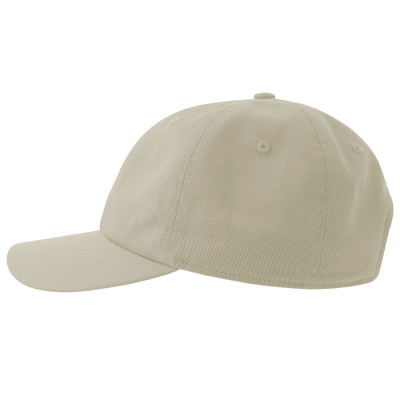 Бейсболка "DAD HAT-S", 6 клиньев, металлическая застежка, бежевый, 100% хлопок, 270 г/м2