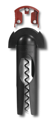 Штопор VICTORINOX с ножом для снятия фольги, сталь с тефлоновым покрытием, чёрный