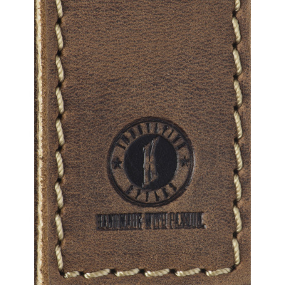 Сумка KLONDIKE Native, натуральная кожа в коричневом цвете, 39 х 10 х 31 см