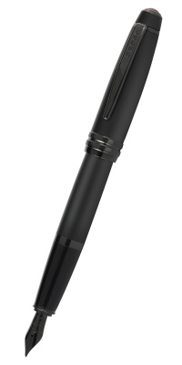 Перьевая ручка Cross Bailey Matte Black Lacquer, перо F. Цвет - черный.