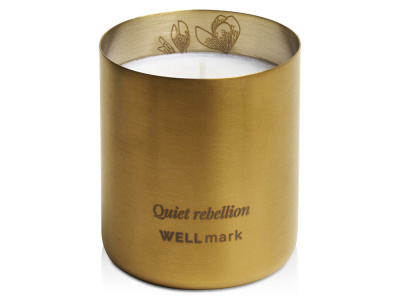 Ароматическая свеча Wellmark Quiet Rebellion - Золотой