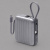 Внешний АКБ NRG Turbo Cable 10000 mAh, 22,5Вт, графит, Deppa , размер 10000 mAh