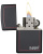 Зажигалка ZIPPO Classic с покрытием Black Matte, латунь/сталь, чёрная, матовая, 38x13x57 мм