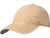 Графтон 6-панельная промытая кепка, бежевый