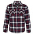 Куртка рубашка мужская NOAH, бордо,3XL/4XL(3),100%хлопок,180 г/м2;подкл. и утеплитель:100%полиэстер