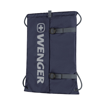 Рюкзак-мешок на завязках WENGER XC Fyrst, синий, полиэстер, 35x1x48 см, 12 л