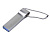 USB 2.0-флешка на 512 Мбайт с мини чипом, компактный дизайн, боковое отверстие для цепочки , размер 512МБ