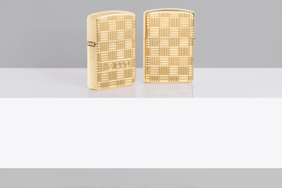 Зажигалка ZIPPO Armor® с покрытием High Polish Brass, латунь/сталь, золотистая, 38x13x57 мм