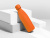 Вакуумная термобутылка Vacuum bottle C1, soft touch, 500 мл, оранжевый