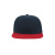 Бейсболка "SNAP BACK", 6 клиньев, пластик. застежка, синий с красным, 100% п/э,100% х/б, 400 гр/м2