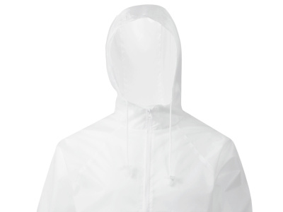 Дождевик Parka унисекс, белый , размер XL