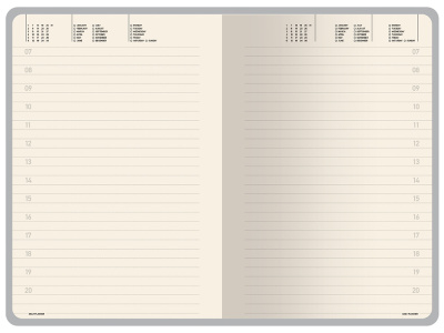 Ежедневник А5 Megapolis Color New soft-touch, темно-синий navy , размер А5