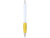 Nash шариковая ручка из переработанной пластмассы - Желтый (черные чернила) , размер черные чернила