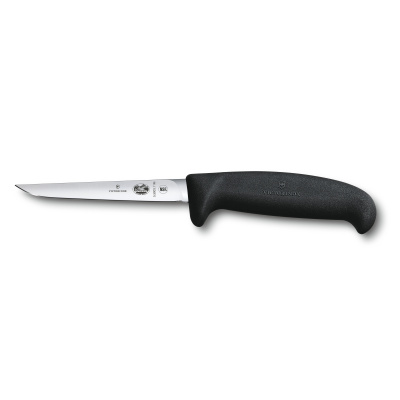 Нож для птицы VICTORINOX Fibrox с лезвием 11 см и рукоятью среднего размера, чёрный