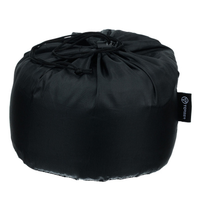 Подушка TORBER, дорожная, с эффектом памяти, желто-черная, полиэстер+спандекс, 26 х 27 х 10 см