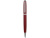 Ручка металлическая шариковая Flow soft-touch, красный/серебристый