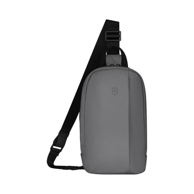 Рюкзак с одним плечевым ремнём VICTORINOX Travel Essentials, серый, полиэстер, 18x8x30 см