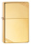 Зажигалка ZIPPO Винтажная с покрытием Глянцевая латунь | Vintage™ High Polish Brass, латунь/сталь, золотистая, 38x13x57 мм