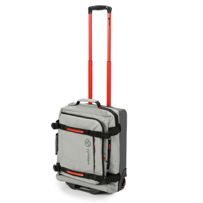 Сумка на колесах TORBER РИТМ, серый, полиэстер 900D с PU покрытием, 49 x 35,5 x 26 см, 35 л , размер S