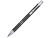 Шариковая ручка Moneta из переработанного алюминия (черные чернила) - Черный