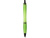 Nash шариковая ручка из переработанного пластика с черной отделкой (черные чернила) - Лайм