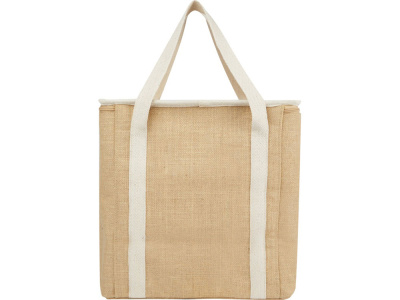 Эко-сумка Джута 19 л из джута плотностью 300 г/м2, белый/натуральный