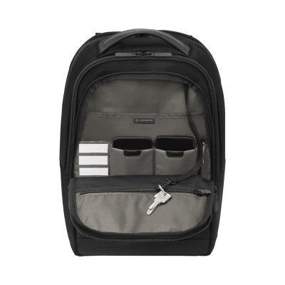 Рюкзак VICTORINOX Altmont Professional Compact Laptop Backpack 15'', чёрный, полиэфирная ткань, 29x22x41 см, 16 л