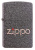 Зажигалка ZIPPO Snakeskin Logo с покрытием Iron Stone™, латунь/сталь, серая, матовая, 38x13x57 мм