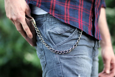 Бумажник KLONDIKE «Wayne Bike», натуральная кожа в светло-коричневом цвете, 10,5 х 12,5 х 2,5 см