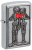 Зажигалка ZIPPO Couple Love с покрытием Brushed Chrome, латунь/сталь, серебристая, 36x13x57 мм