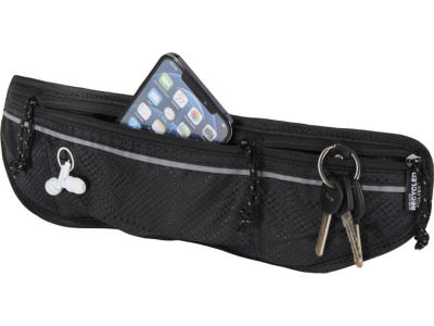 Доман поясная сумка для бега из переработанного материала GRS, черный