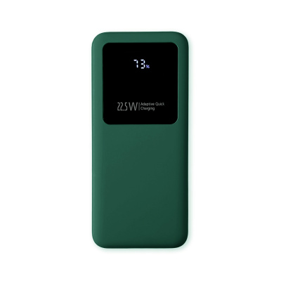 Внешний аккумулятор Kris soft touch, 10000mAh (Тёмно-зелёный)