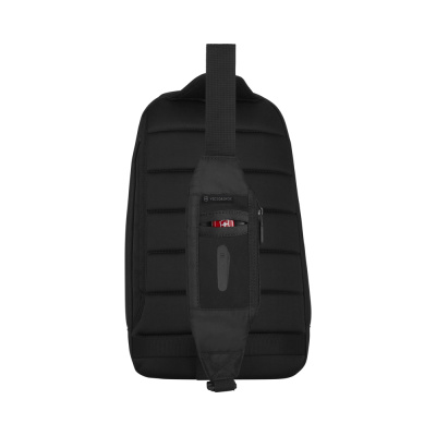Рюкзак на одно плечо VICTORINOX Altmont Professional Tablet Sling, чёрный, полиэфирная ткань, 24x10x39 см, 8 л