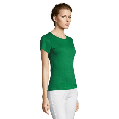 Футболка "Miss", ярко-зеленый_2XL, 100% х/б, 150 г/м2