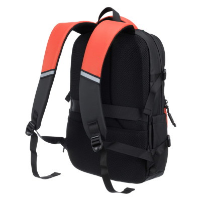 Рюкзак спортивный TORBER ЭКСТРИМ 18", оранжевый/чёрный, 31 х 12 х 46 см, 17л