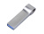 USB 2.0-флешка на 512 Мбайт с мини чипом, компактный дизайн, боковое отверстие для цепочки , размер 512МБ