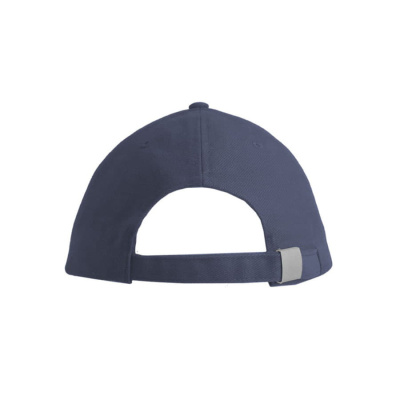 Бейсболка "PILOT", 6 клиньев,  металлическая застежка;  темно-синий; 100% хлопок; плотность 320 г/м2