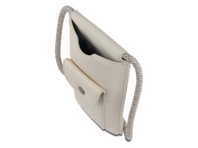 Сумка-чехол для мобильного телефона BUGATTI АЛМАТА | ALMATA, бежевая, полиуретан, 11x2x18 см