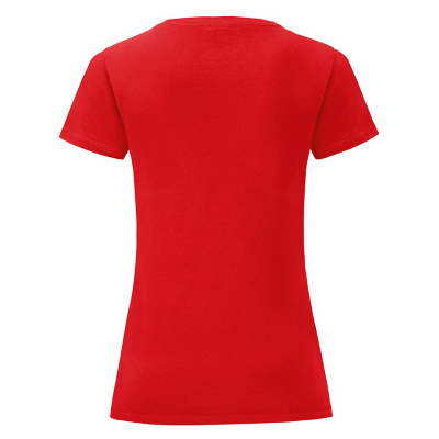 Футболка "Ladies Iconic", красный, S, 100% хлопок, 150 г/м2