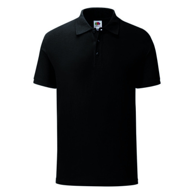 Рубашка поло мужская "Iconic Polo", черный, M, 100% х/б, 180 г/м2