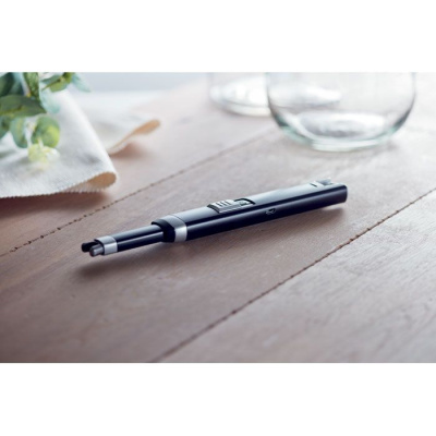 Большая USB зажигалка черный